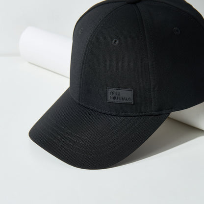 Textured Hat with Snap Button Closure