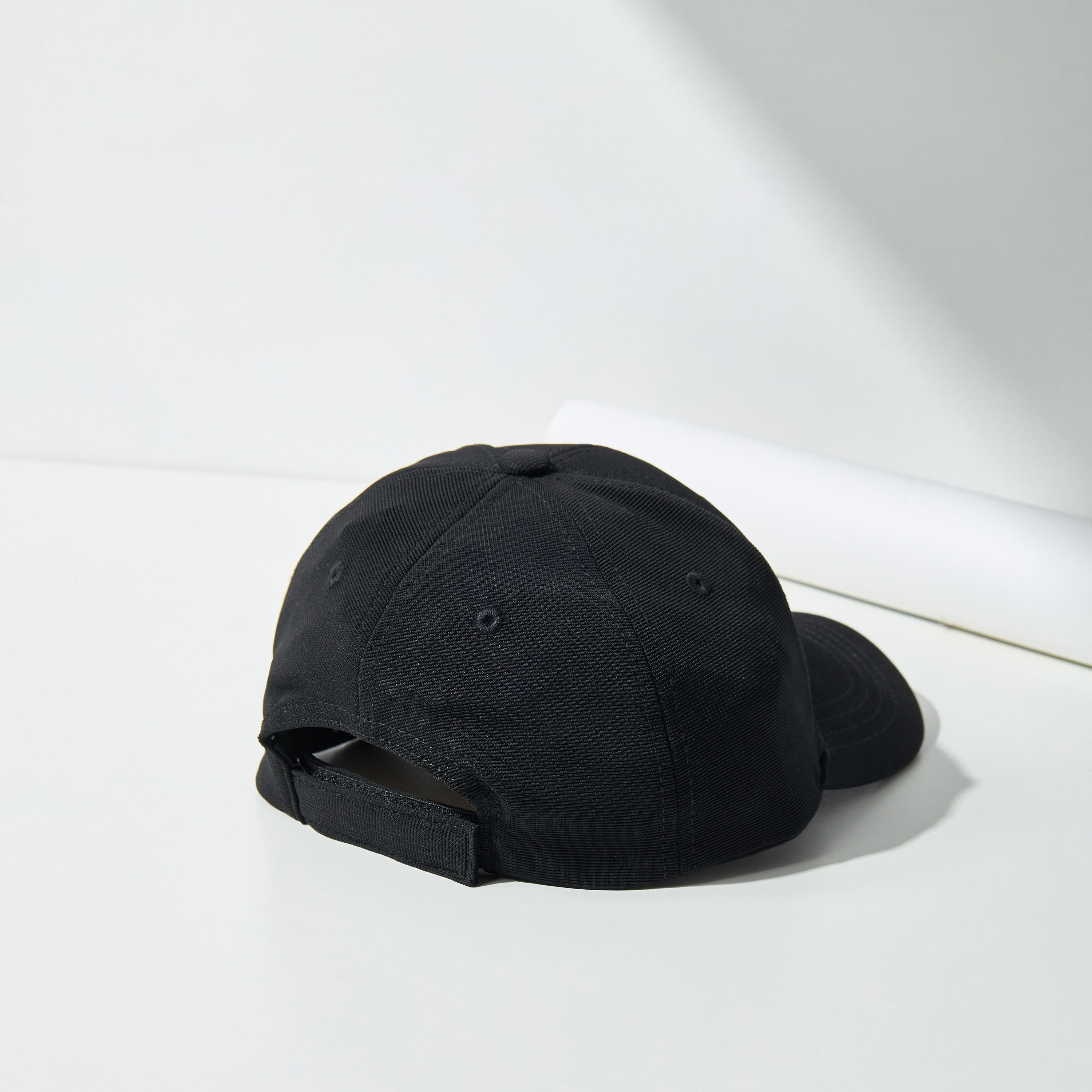 Textured Hat with Snap Button Closure