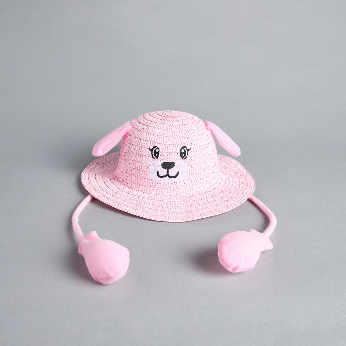 Textured Hat with Moving Ears - Pink / 3-5 yrs