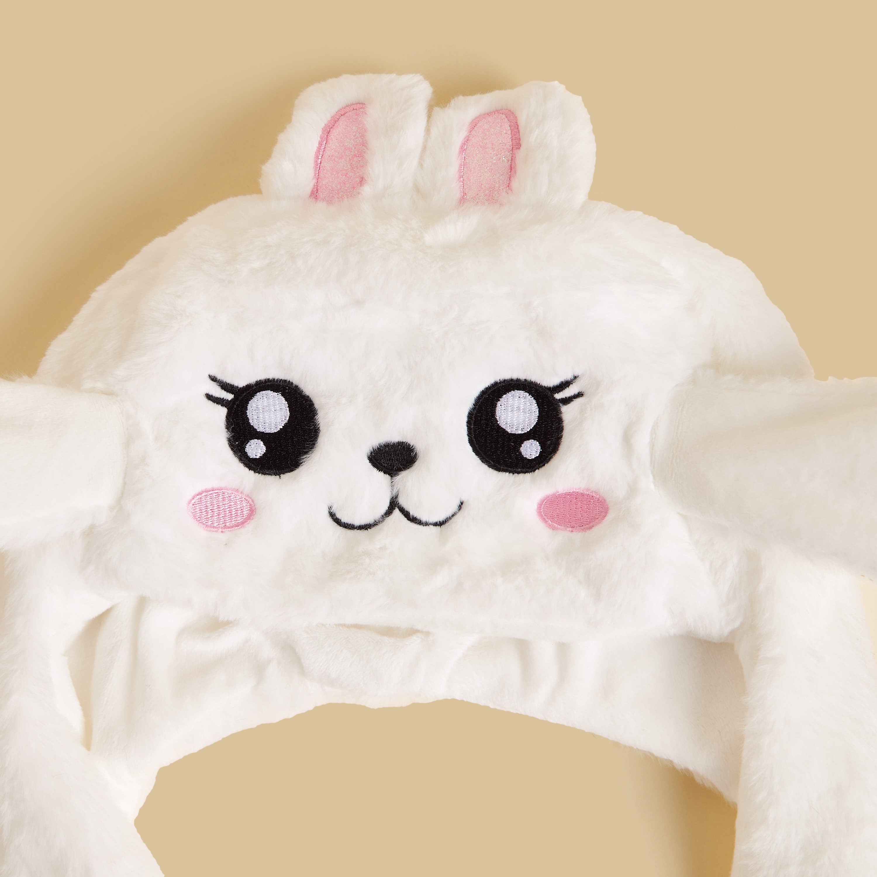 Bunny Plush Cap with Moving Ears