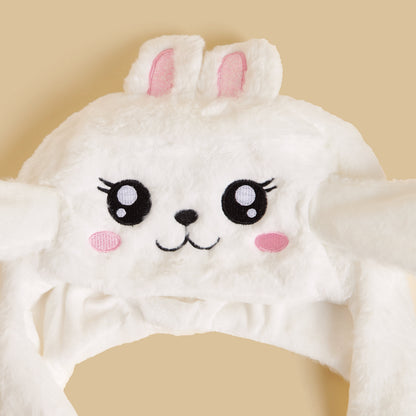 Bunny Plush Cap with Moving Ears