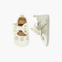 Giggles Booties with Hook and Loop Closure, Cutout Detail