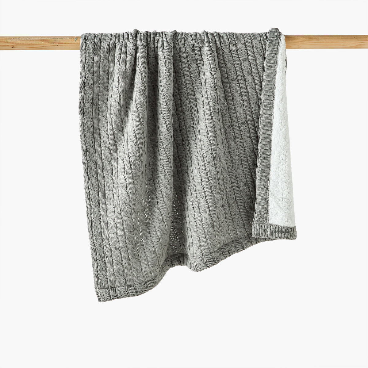 Juniors textured Blanket - 76 x 100 cms - Grey / Free Size