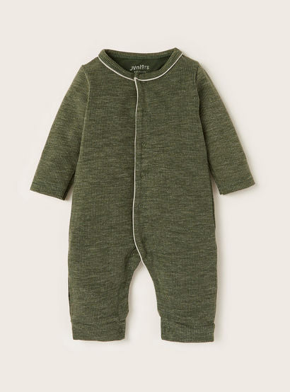 Juniors Textured Sleepsuit with Long Sleeves-baby-boys-clothing-nightwear-sleepsuits-image-1
