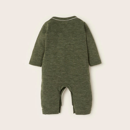 Juniors Textured Sleepsuit with Long Sleeves