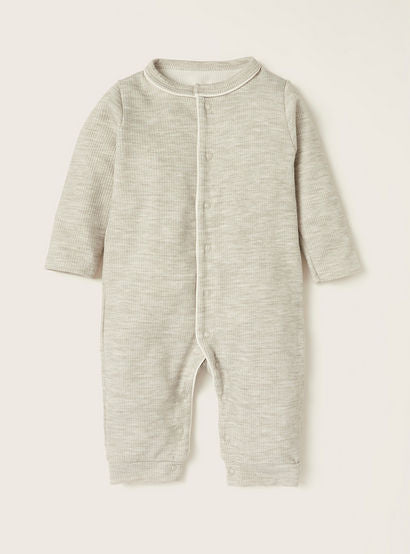 Juniors Textured Sleepsuit with Long Sleeves-baby-boys-clothing-nightwear-sleepsuits-image-1