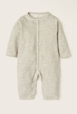 Juniors Textured Sleepsuit with Long Sleeves