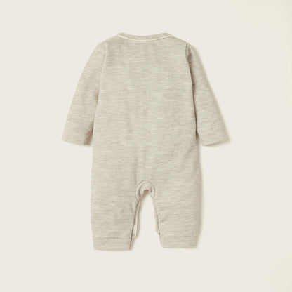 Juniors Textured Sleepsuit with Long Sleeves