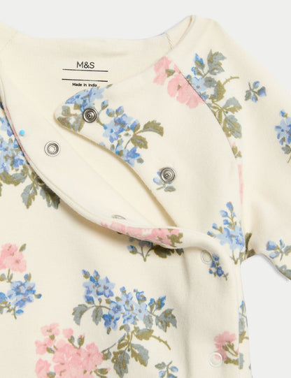 2pc Cotton Rich Floral Outfit (0-12 Mths)