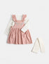 2 Pack Cotton Rich Dresses with Tights (0-3 Yrs)