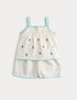 Kids’ Pure Cotton Embroidered Short Pyjamas (1-8 Yrs)