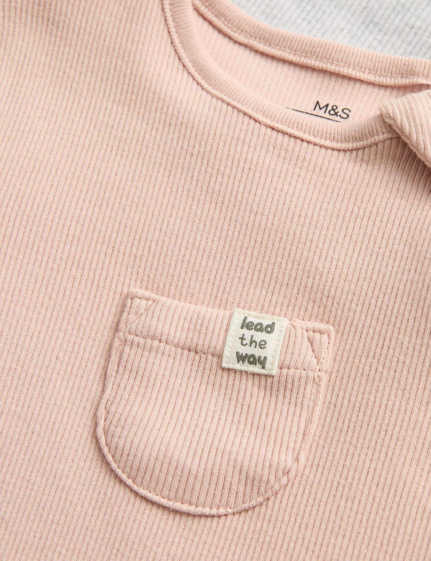3 Pack Cotton Rich Ribbed Sleepsuits (6½lbs-3 Yrs)