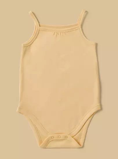 Pack of 3 - Sleeveless Bodysuit with Button Closure