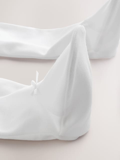 White Occasion Baby Sleepsuit (0-2yrs)