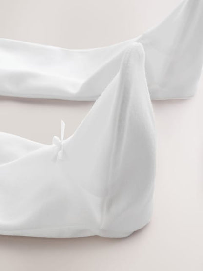 White Occasion Baby Sleepsuit (0-2yrs)