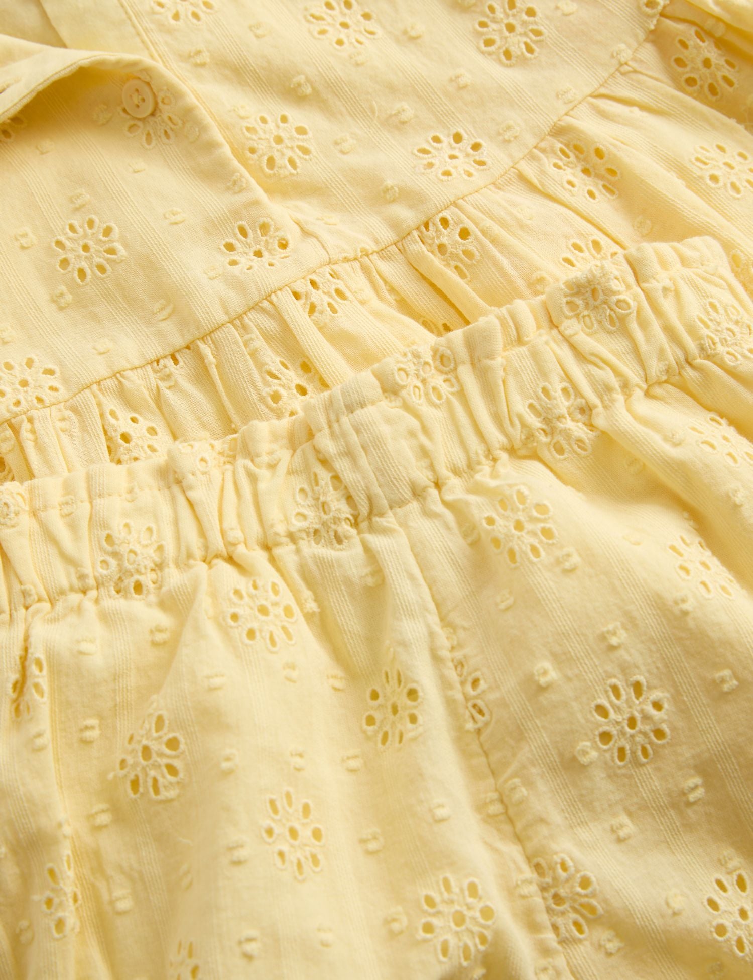 2 Piece Pure Cotton Blouse and Bloomers (0-3 Yrs) - YELLOW / 12-18 Months