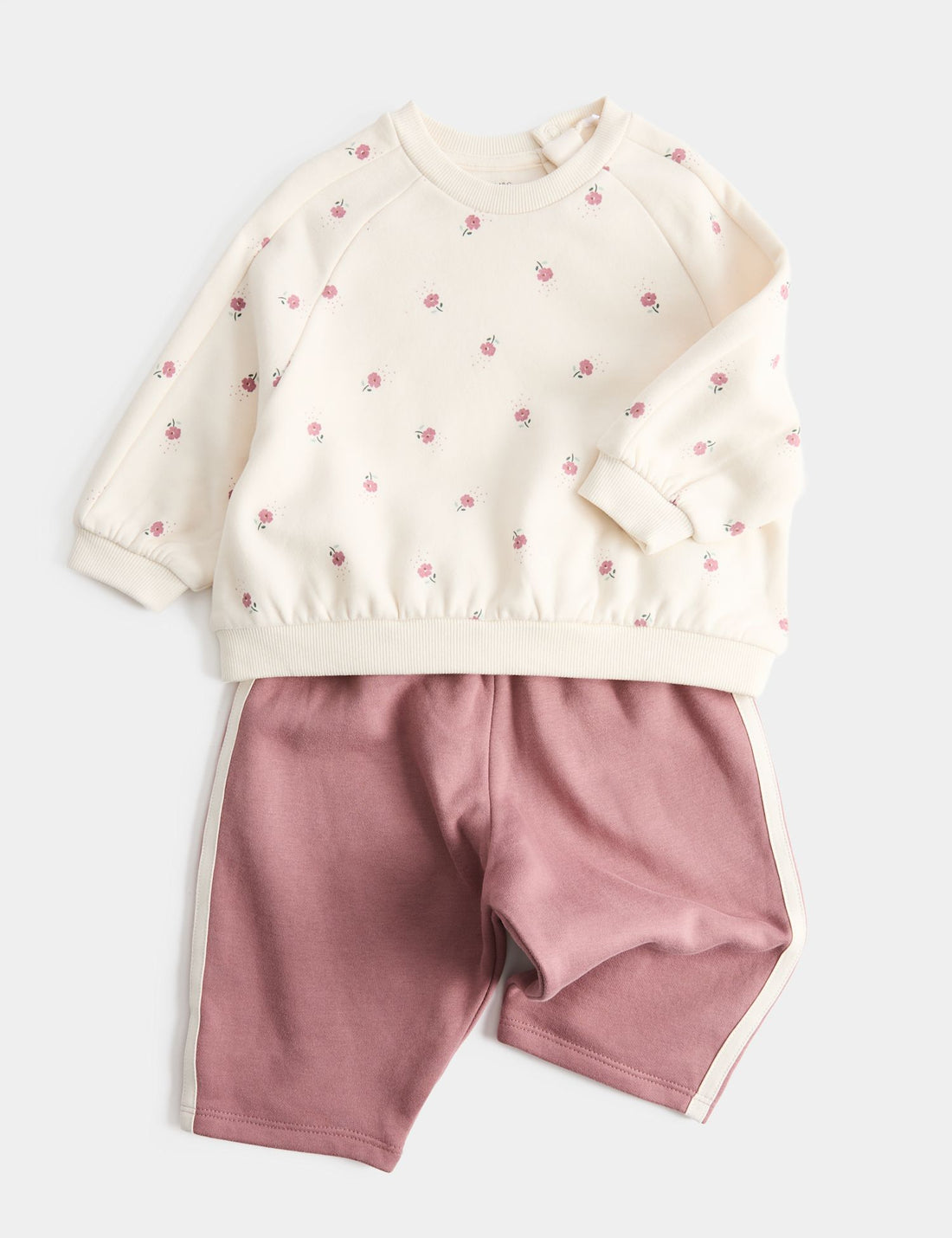 2 Piece Floral Sweatshirt &amp; Wide Leg Joggers (0-5 Yrs)