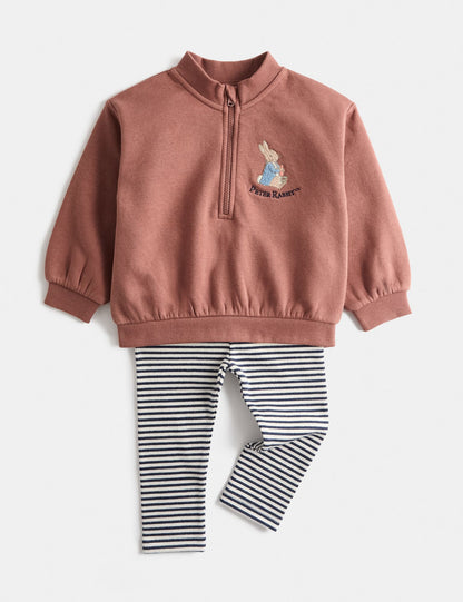 Cotton Rich Peter Rabbit™ Sweat Outfit (0-3 Yrs)