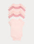 7 Pack Pure Cotton Bow Bodysuits (0-3 Yrs) - APRICOT MIX / 12-18 Months