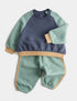 2 Piece Colour Block Sweat Outfit (0-5 Yrs)