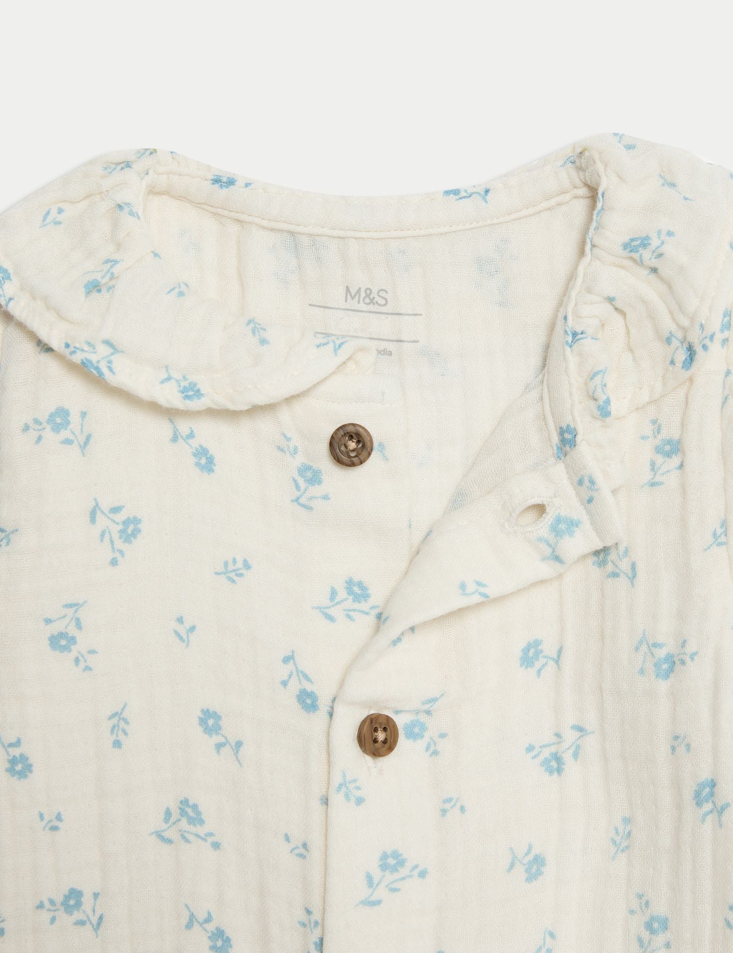 Pure Cotton Floral All in One (0-12 Mths)