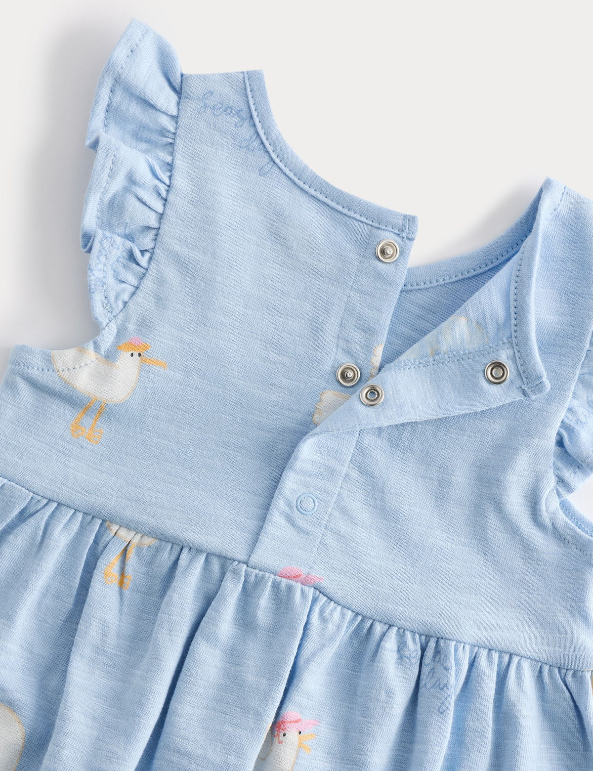 Pure Cotton Seagull Romper (0-3 Yrs)