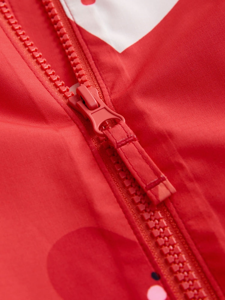 Red Heart Waterproof Printed Puddlesuit