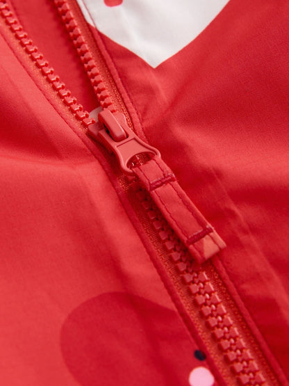 Red Heart Waterproof Printed Puddlesuit
