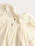 2 Piece Cotton Rich Embroidered Outfit (0-3 Yrs) - CREAM MIX / 12-18 Months