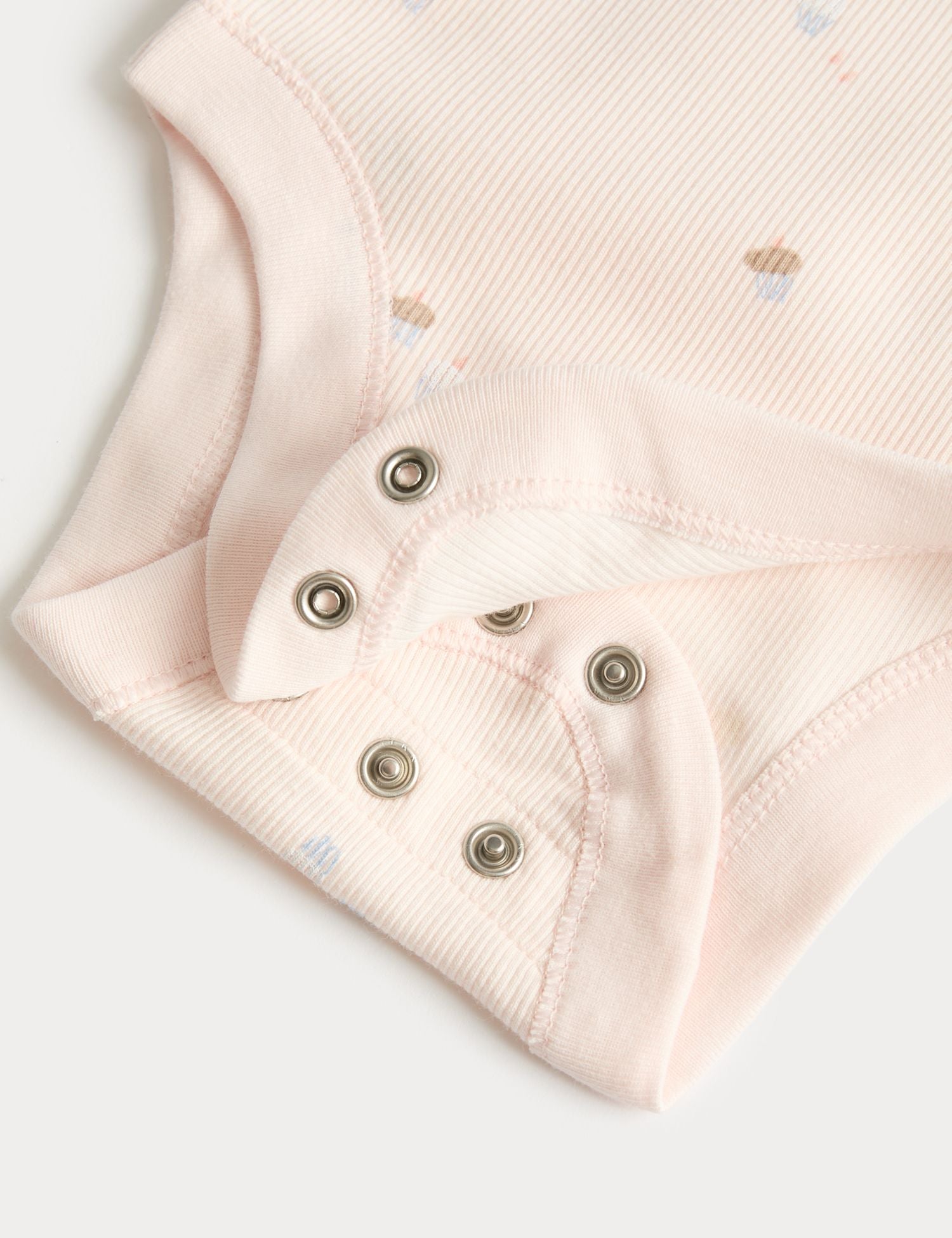 3 Pack Cotton Rich Cupcake Bodysuits (6½lbs-3 Yrs)