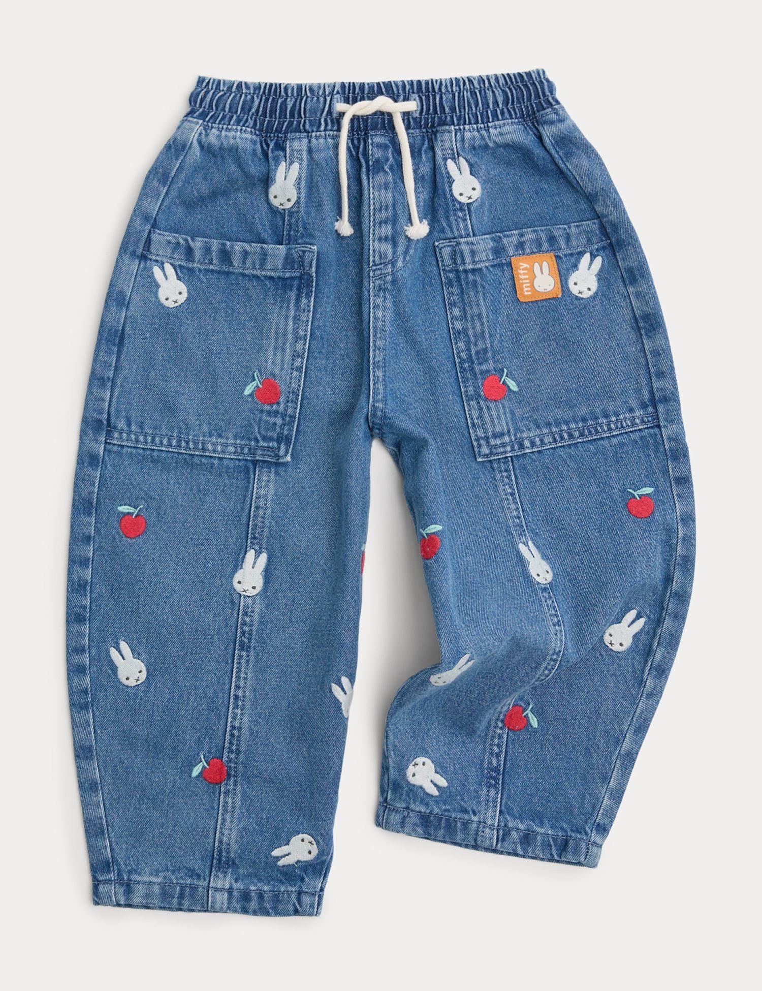 Miffy Embroidered Jeans (2-8 Yrs) - DENIM / 4-5 Years