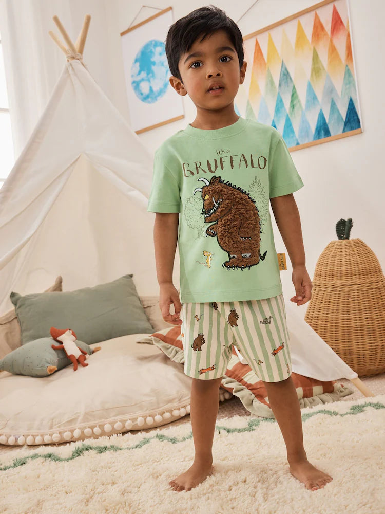 Sage Green Single Gruffalo Short Pyjamas (9mths-9yrs)