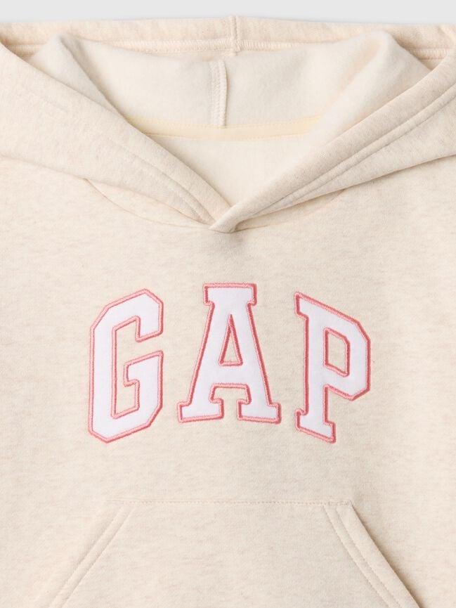 babygap relaxed logo graphic hoodie