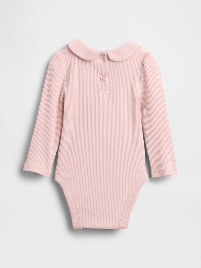 Baby First Favorites TinyRib Bodysuit - Primitive Pink / 12-18M