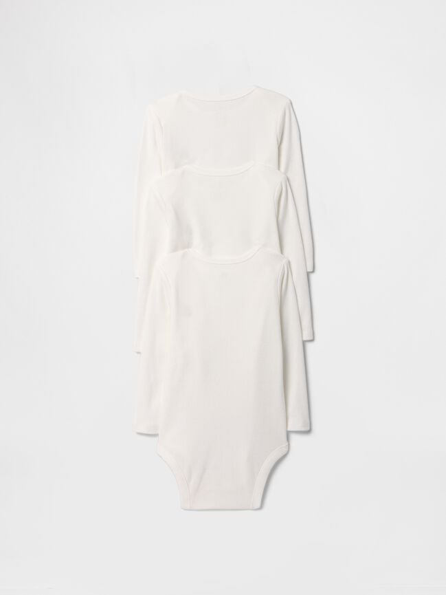 gap baby bodysuit 3 pack