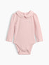 Baby First Favorites TinyRib Bodysuit - Primitive Pink / 12-18M