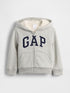 babyGap Logo Sherpa Zip Hoodie - B08 / 12-18M