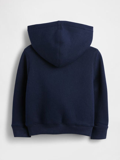 babyGap Logo Sherpa Zip Hoodie - Dark Night / 12-18M