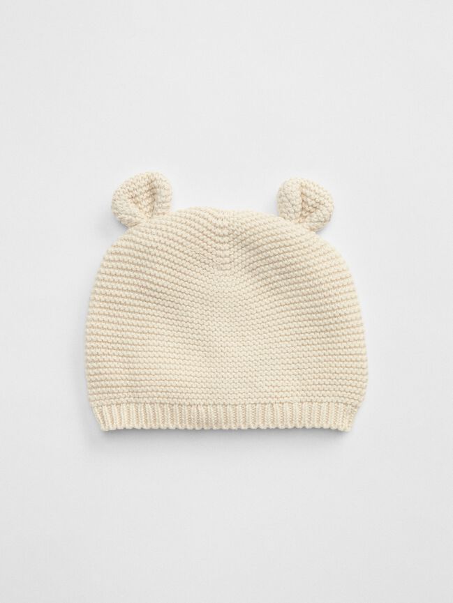 Baby Brannan Bear Beanie - French Vanilla / 12-18M