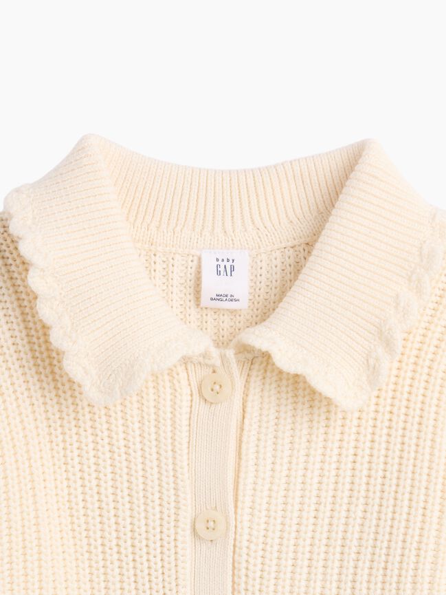 gap baby toddler collared cardigan sweater