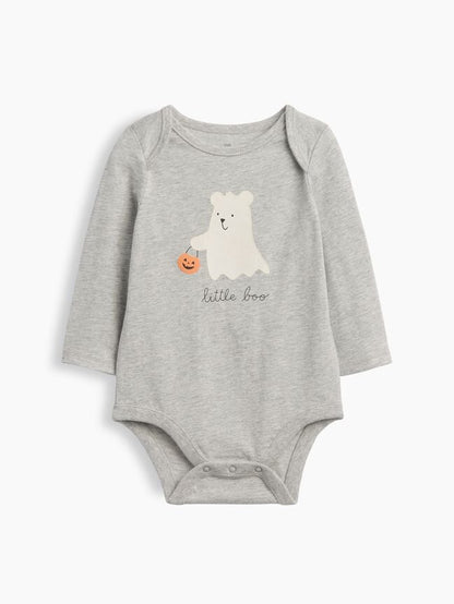 Baby First Favorites Organic Cotton Halloween Bear Bodysuit