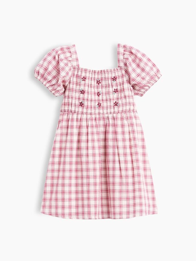 Baby &amp; Toddler Smocked Plaid Dress - Pink Plaid / 12-18M