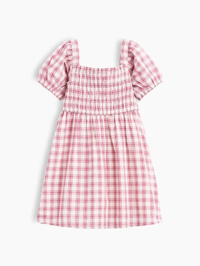 gap baby toddler smocked plaid dress