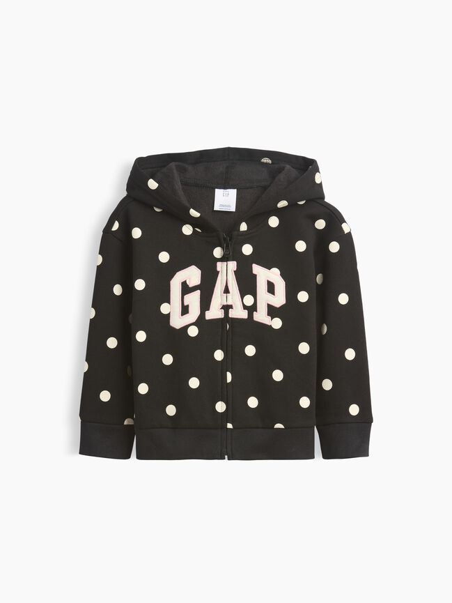 babygap relaxed print logo hoodie