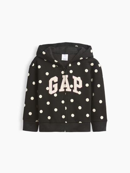 babygap relaxed print logo hoodie