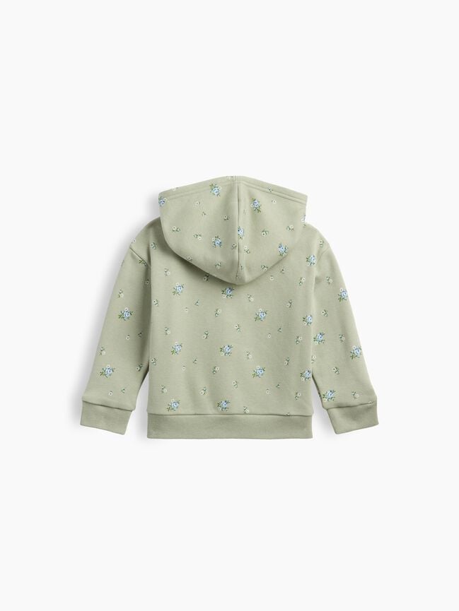 babygap relaxed print logo hoodie