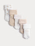 5 Pack Cotton Rich Terry Born in 2026 Socks (0-12 Mths) - WHITE MIX / Newborn
