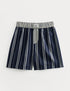 Pure Cotton Striped Pyjama Shorts (6-16 Yrs)