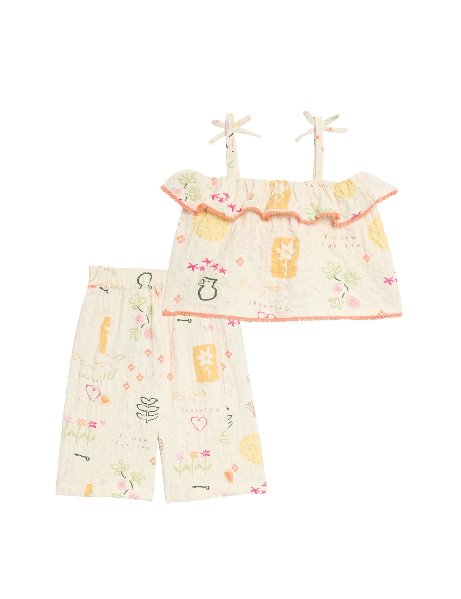 2 Piece Cotton Rich Printed Outfit (0-5 Yrs)