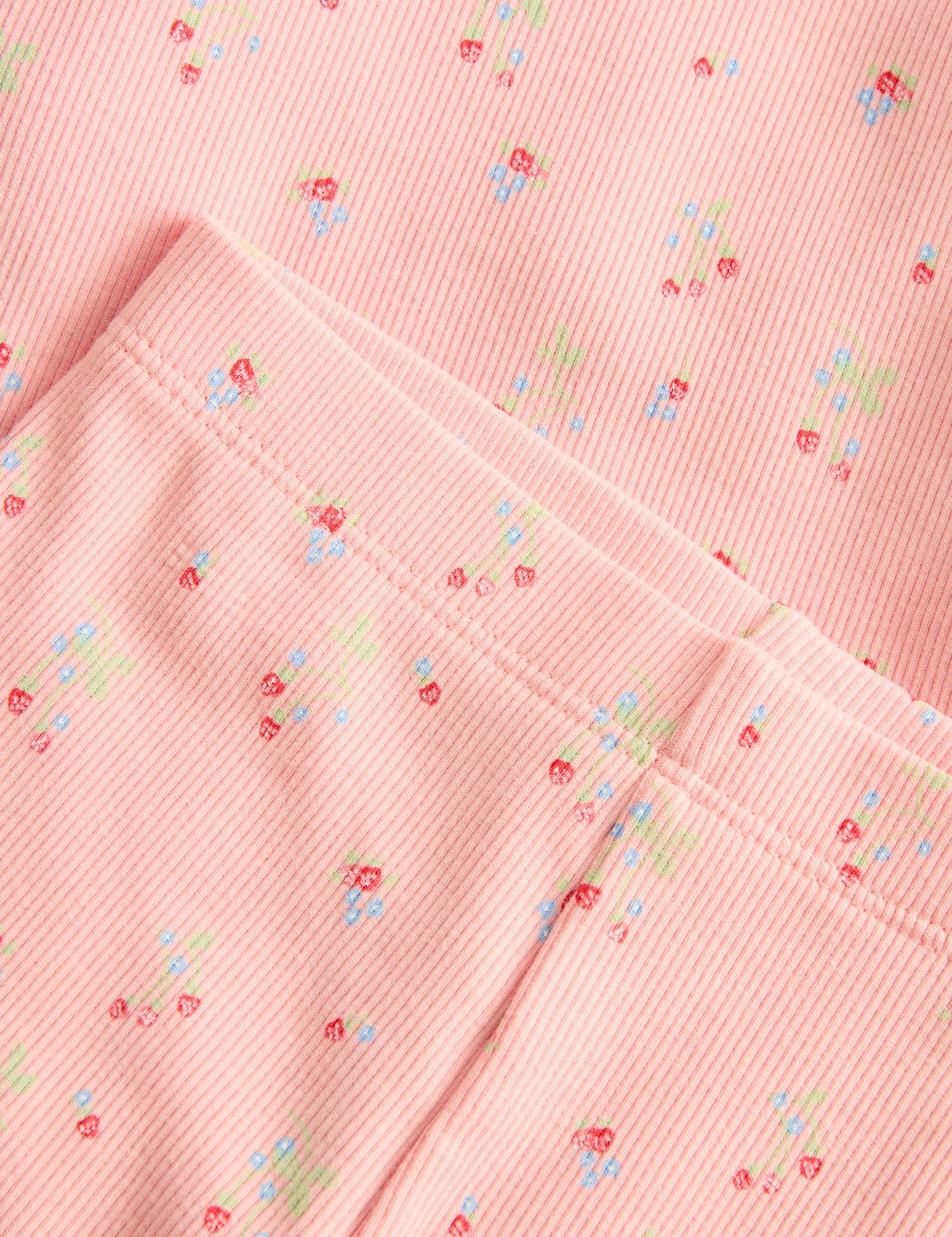 3pc Cotton Rich Jersey Strawberry Ditsy Outfit (0-3 Yrs)
